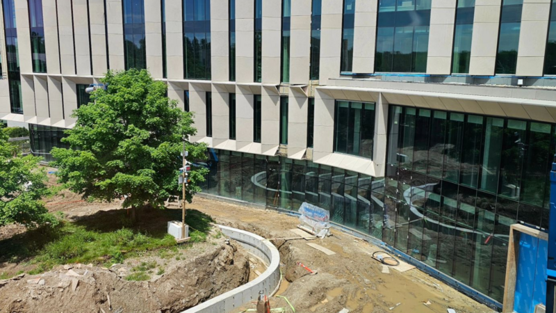 We expertly sealed the perimeter of each stone panel at the new Western Entrepreneurship and Innovation Centre, ensuring durability and precision.
